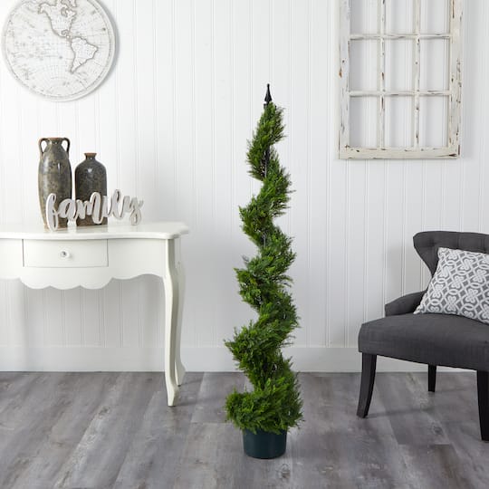 5ft. Potted Cypress Spiral Tree